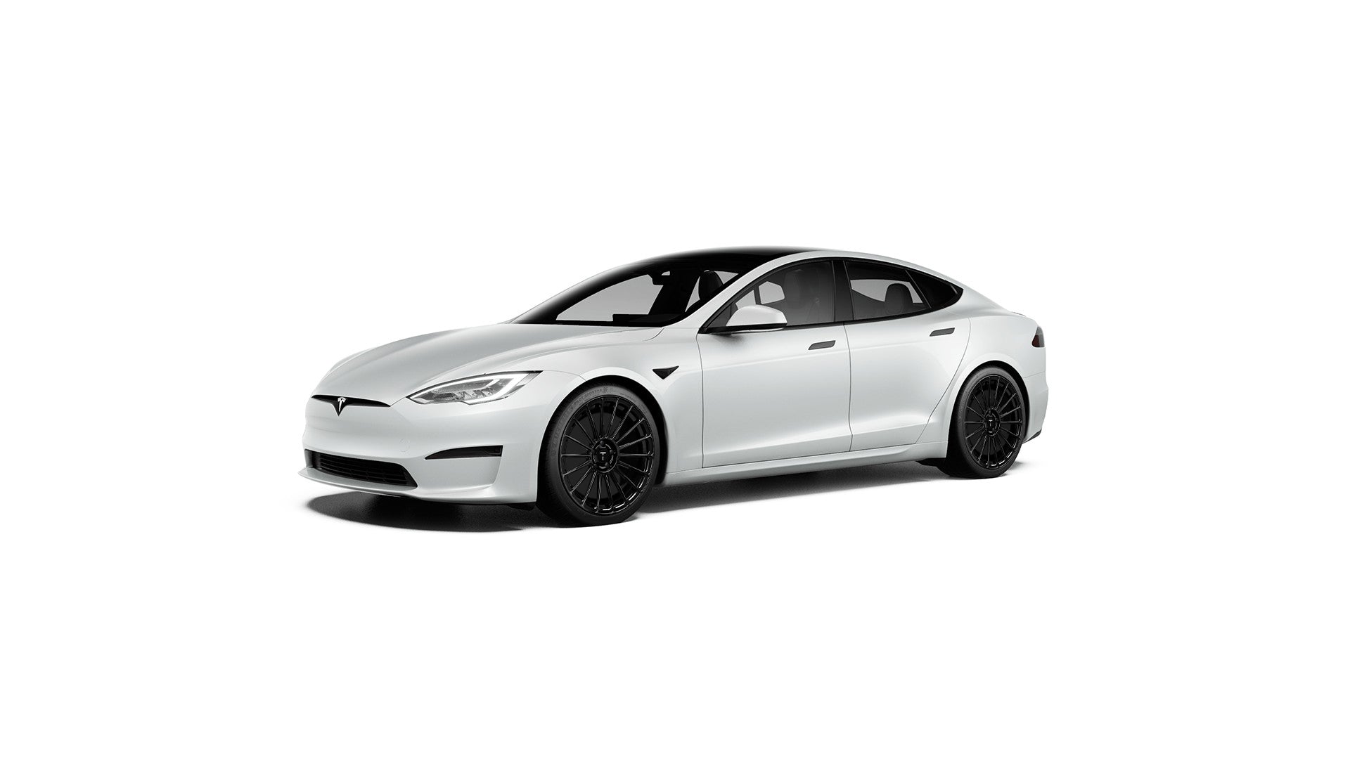 TS118 21" Tesla Model S Long Range & Plaid Wheel and Tire Package (Set of 4)