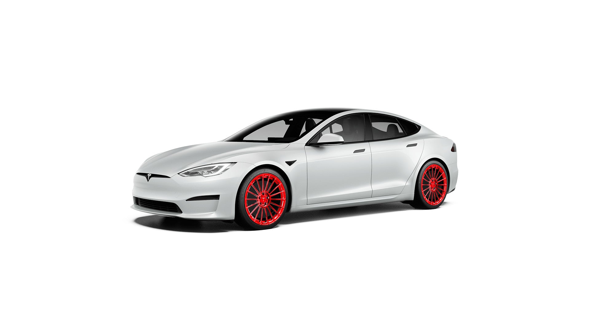 TS118 21" Tesla Model S Long Range & Plaid Wheel and Tire Package (Set of 4)