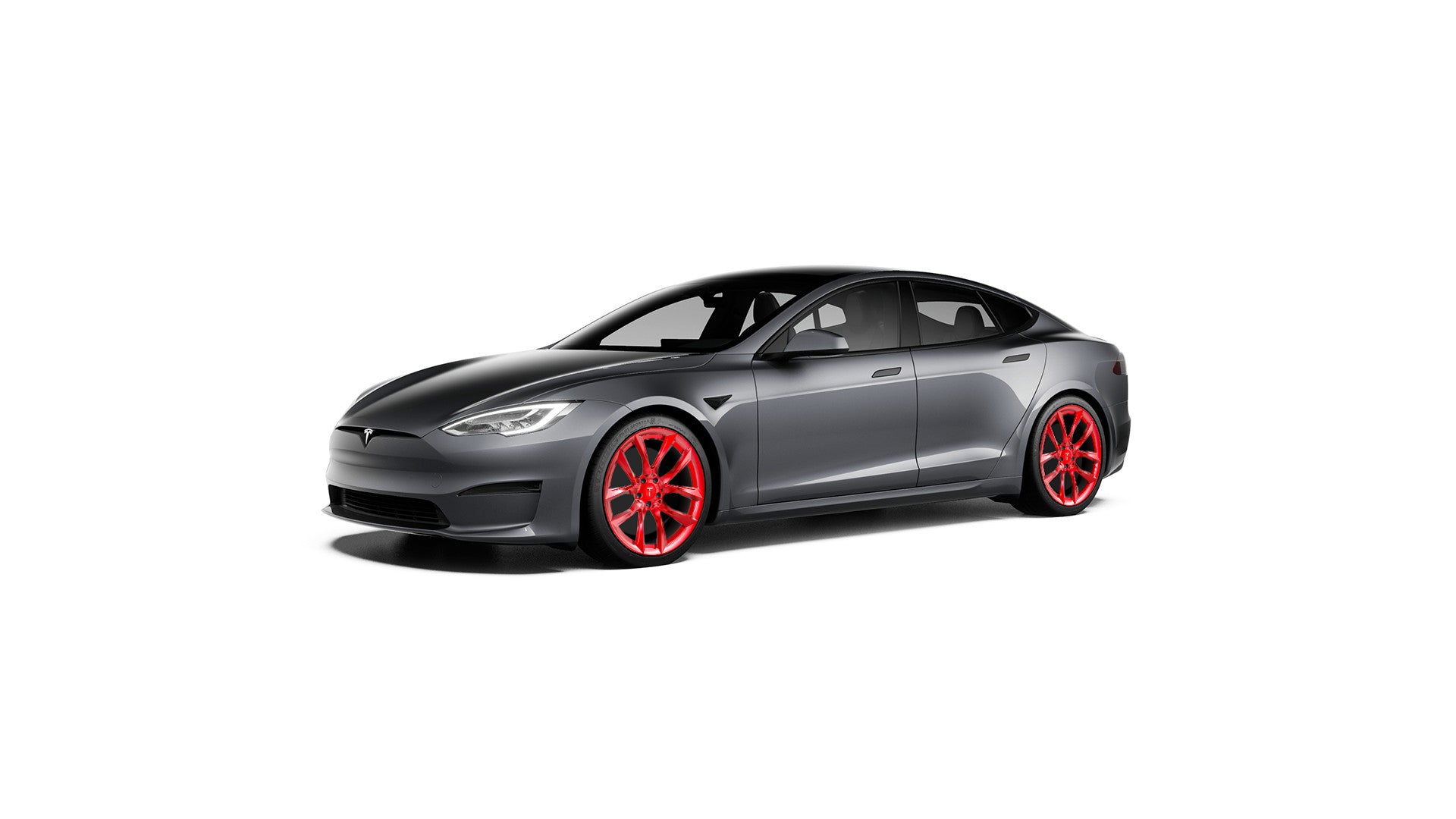 TSSF 21" Tesla Model S Long Range & Plaid Wheel and Tire Package (Set of 4)