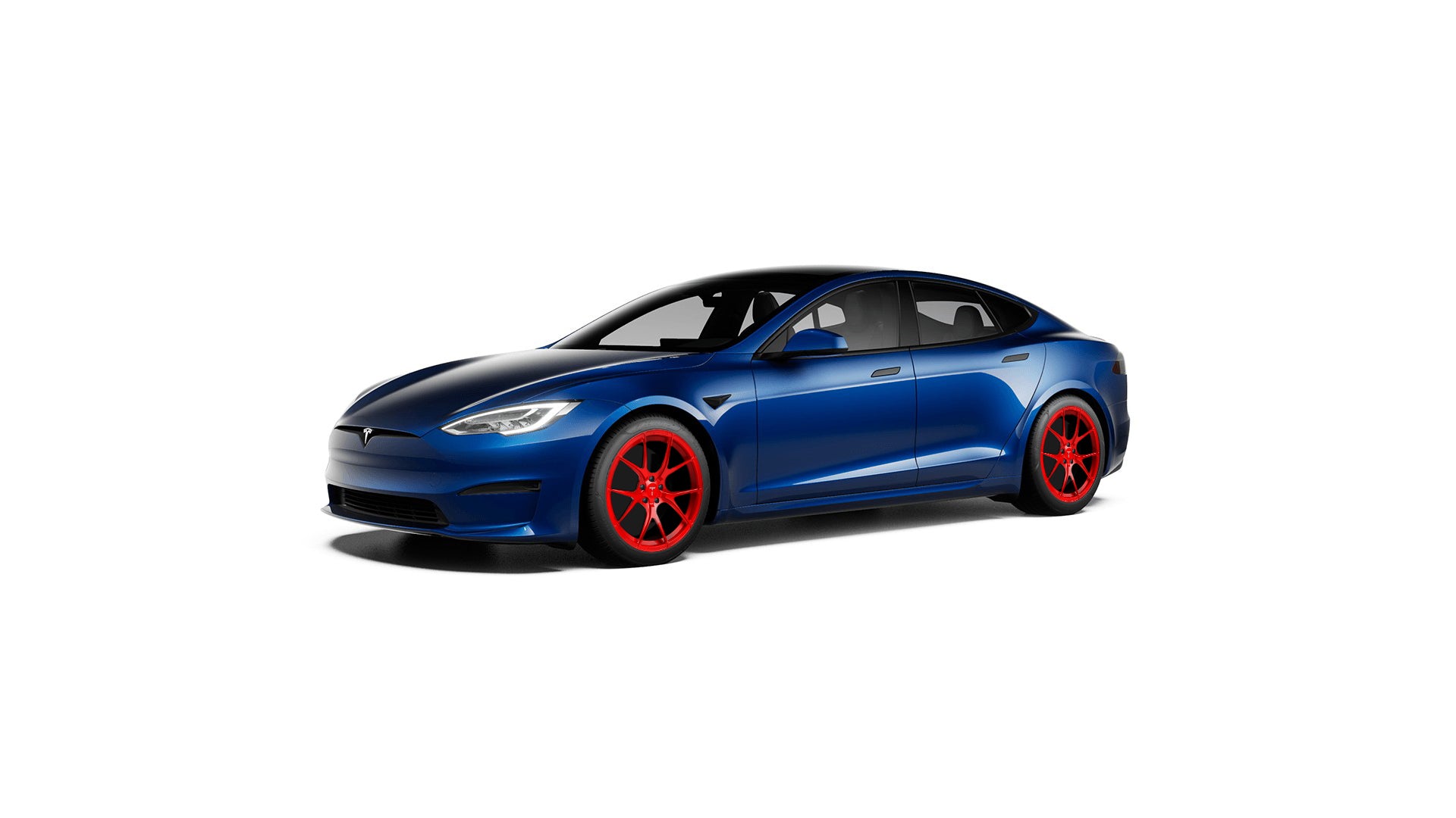 TS115 21" Tesla Model S Long Range & Plaid Wheel and Tire Package (Set of 4)