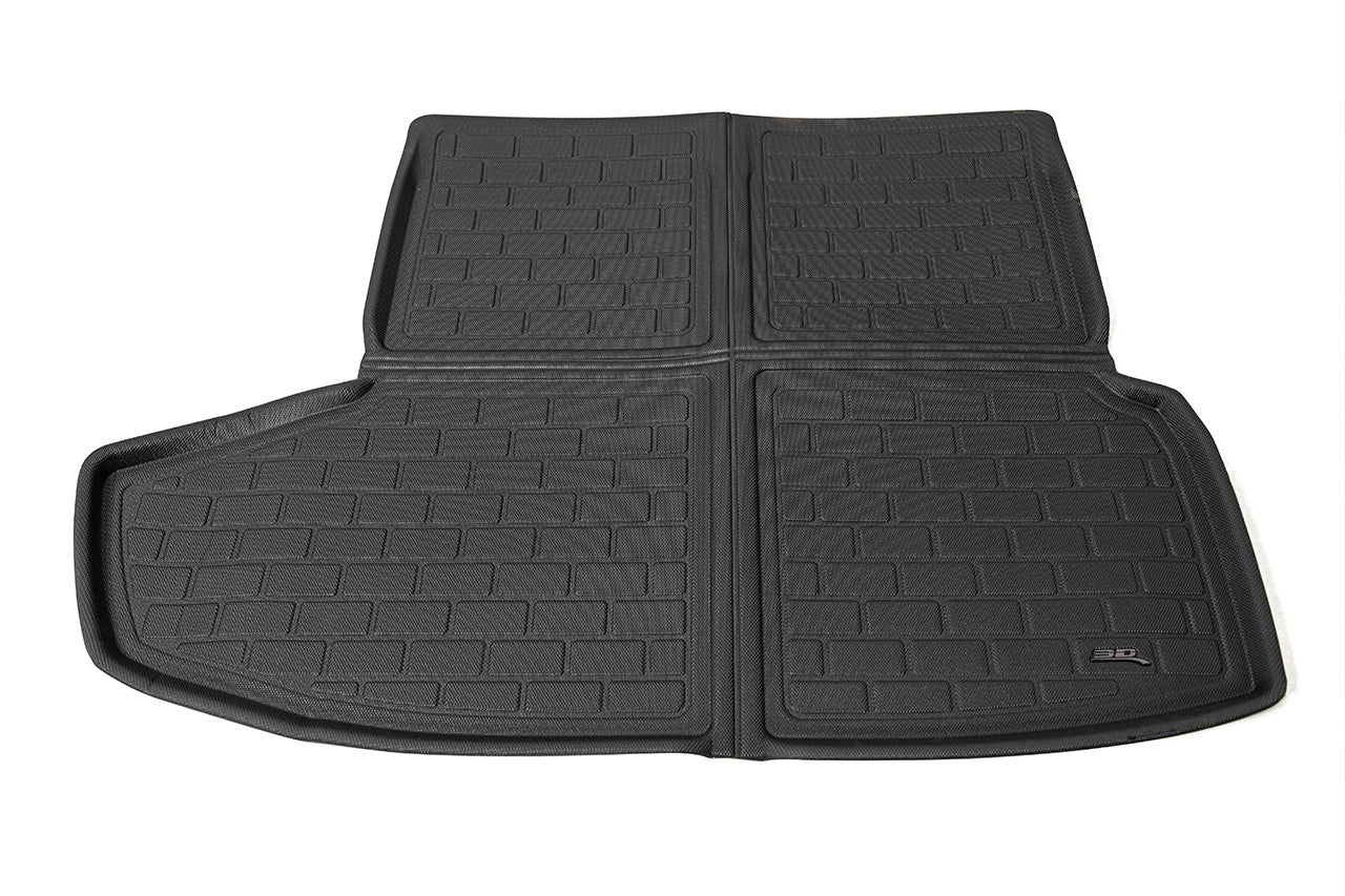 Tesla Model S 2021-Present Plaid / Long Range MAXpider 3D Kagu All-Weather Custom Fit Floor Liner Mats