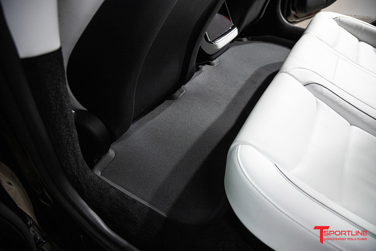 Tesla Model S 2021-Present Plaid / Long Range MAXpider 3D Kagu All-Weather Custom Fit Floor Liner Mats