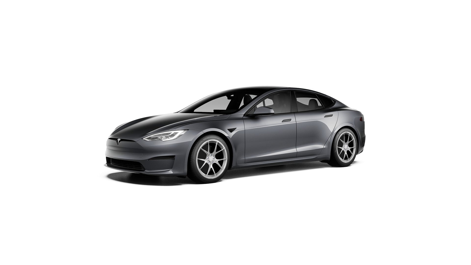 TS115 21" Tesla Model S Long Range & Plaid Wheel and Tire Package (Set of 4)
