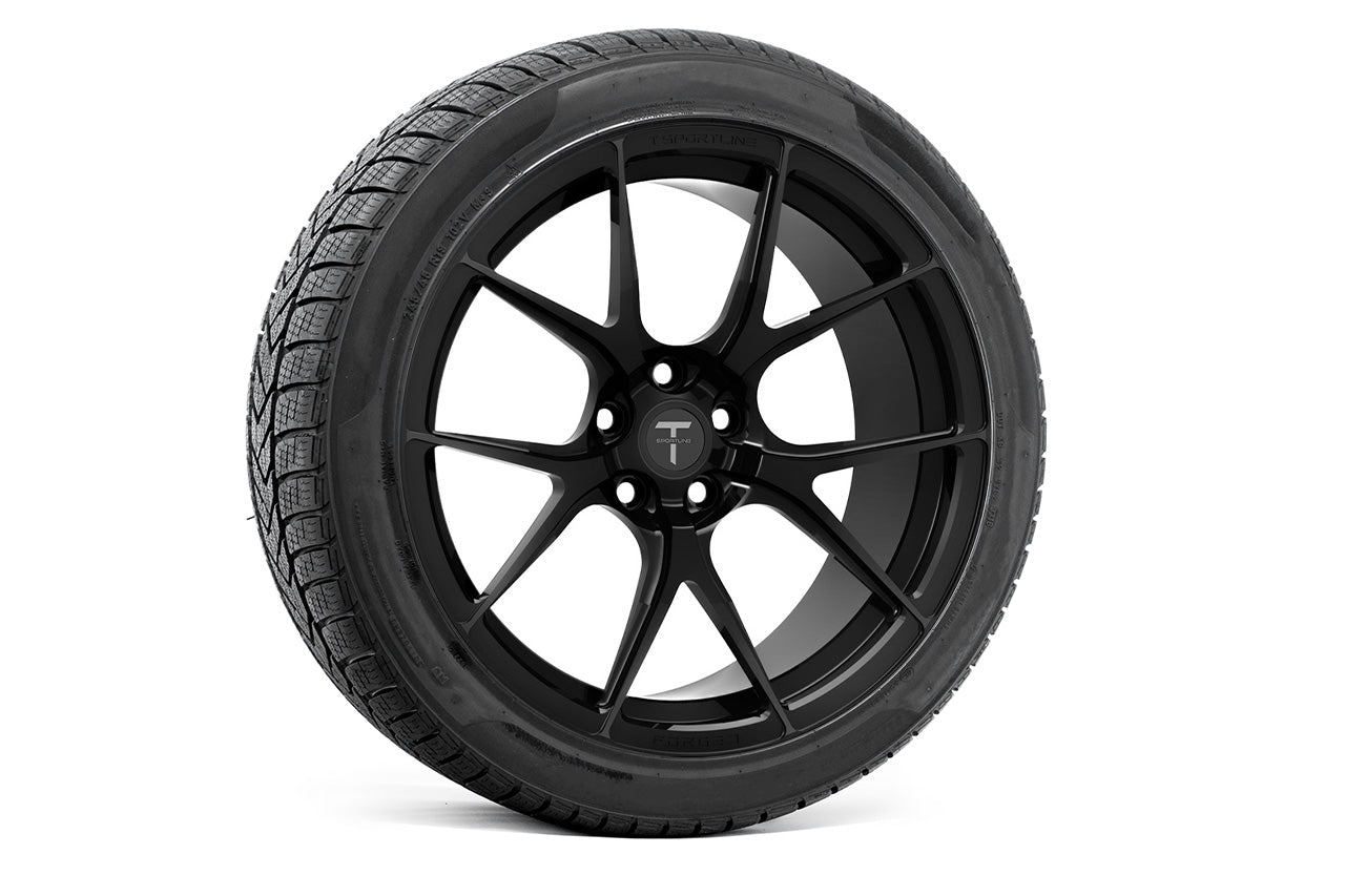 TS115 19" Tesla Model S Long Range & Plaid Wheel and Tire Package (Set of 4)