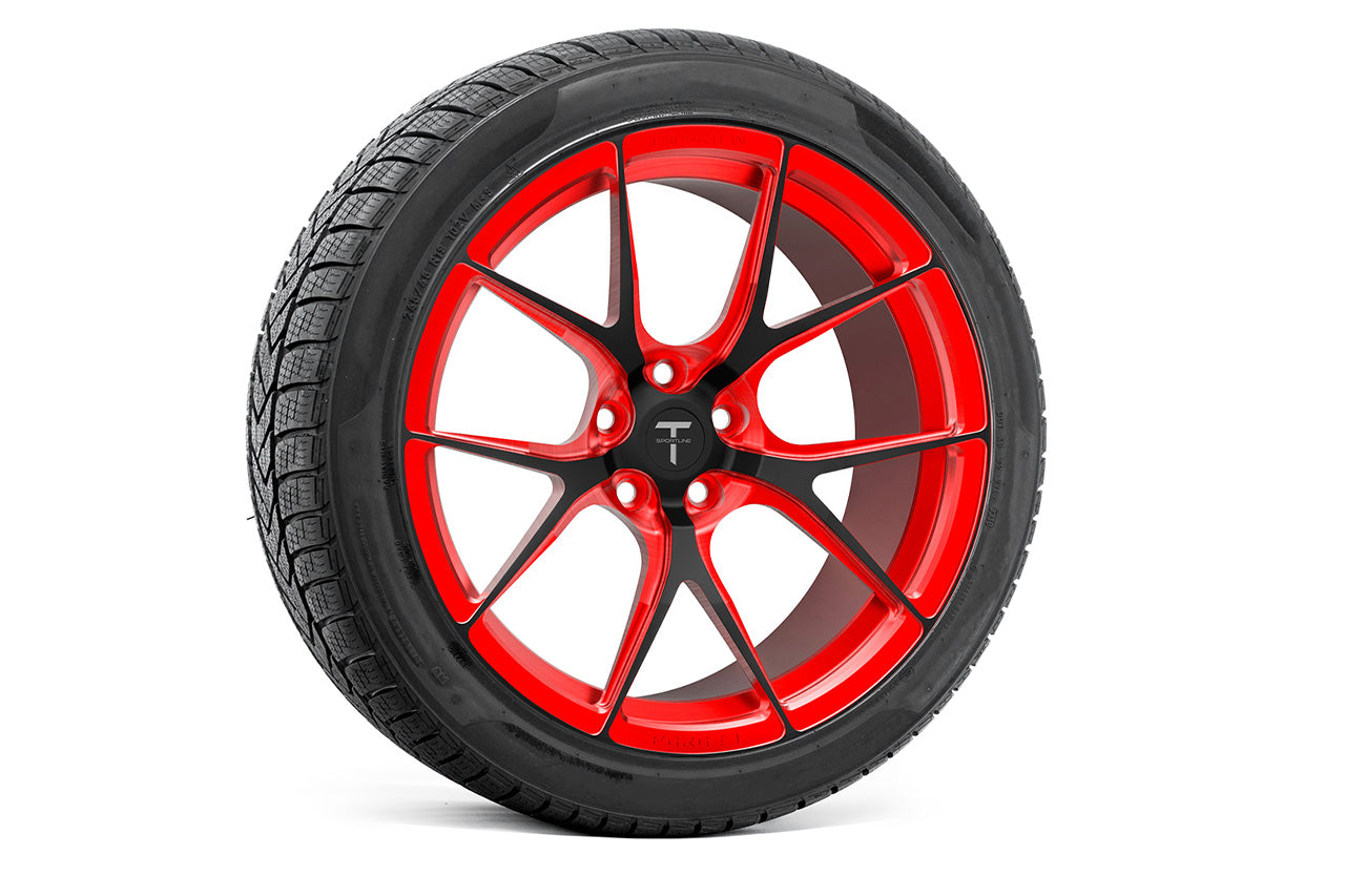 TS115 19" Tesla Model S Long Range & Plaid Wheel and Tire Package (Set of 4)