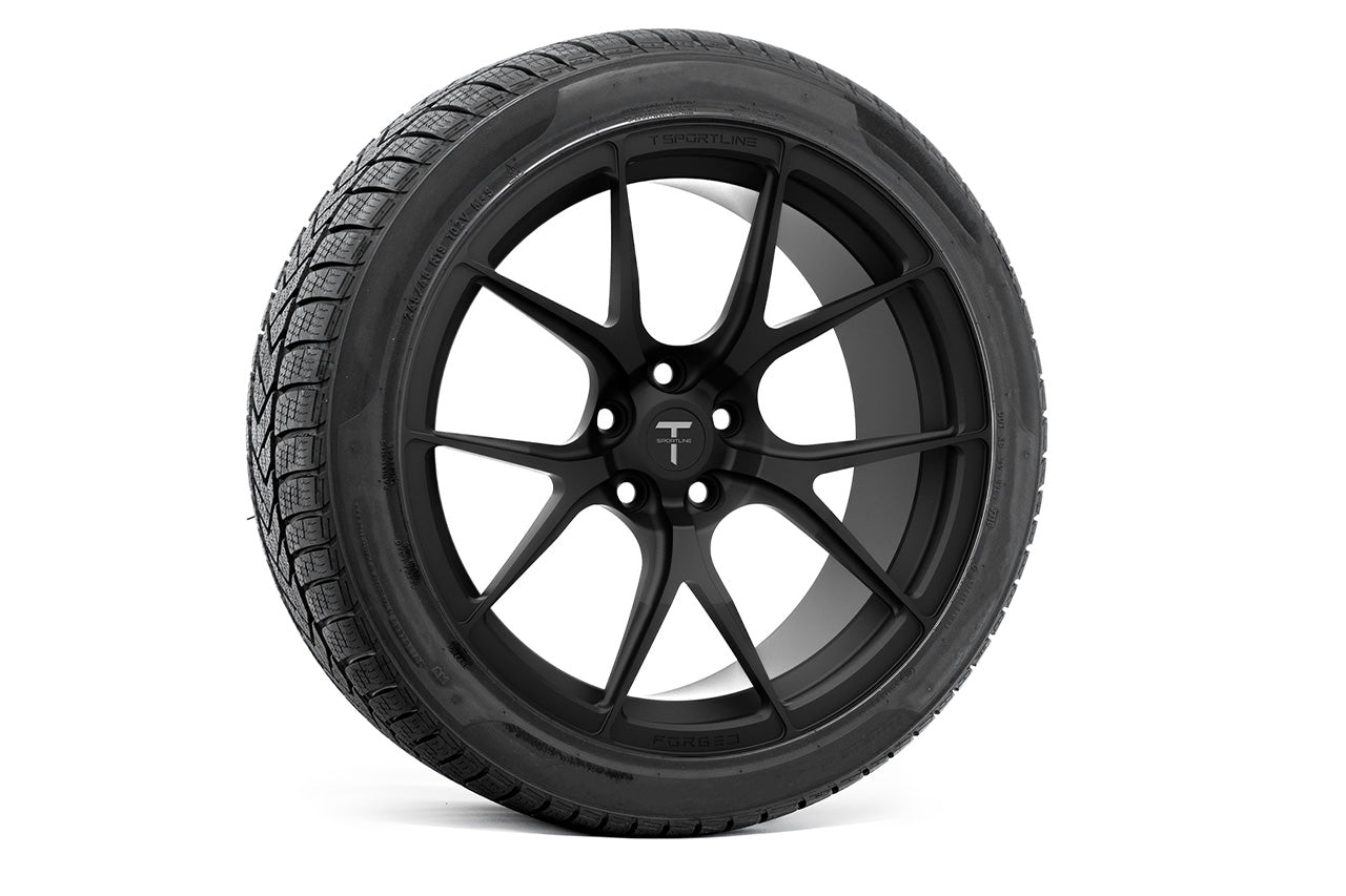 TS115 19" Tesla Model S Long Range & Plaid Wheel and Tire Package (Set of 4)