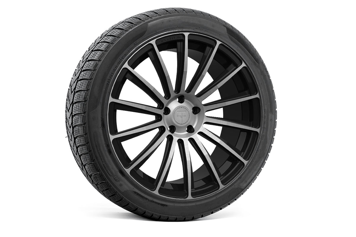 TS114 19&quot; Tesla Model S Long Range &amp; Plaid Wheel and Tire Package (Set of 4)