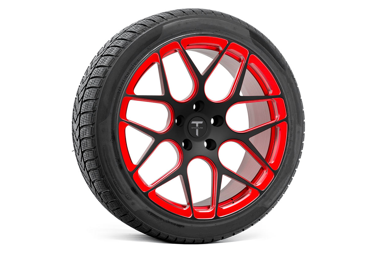 TS117 19" Tesla Model S Long Range & Plaid Wheel and Tire Package (Set of 4)