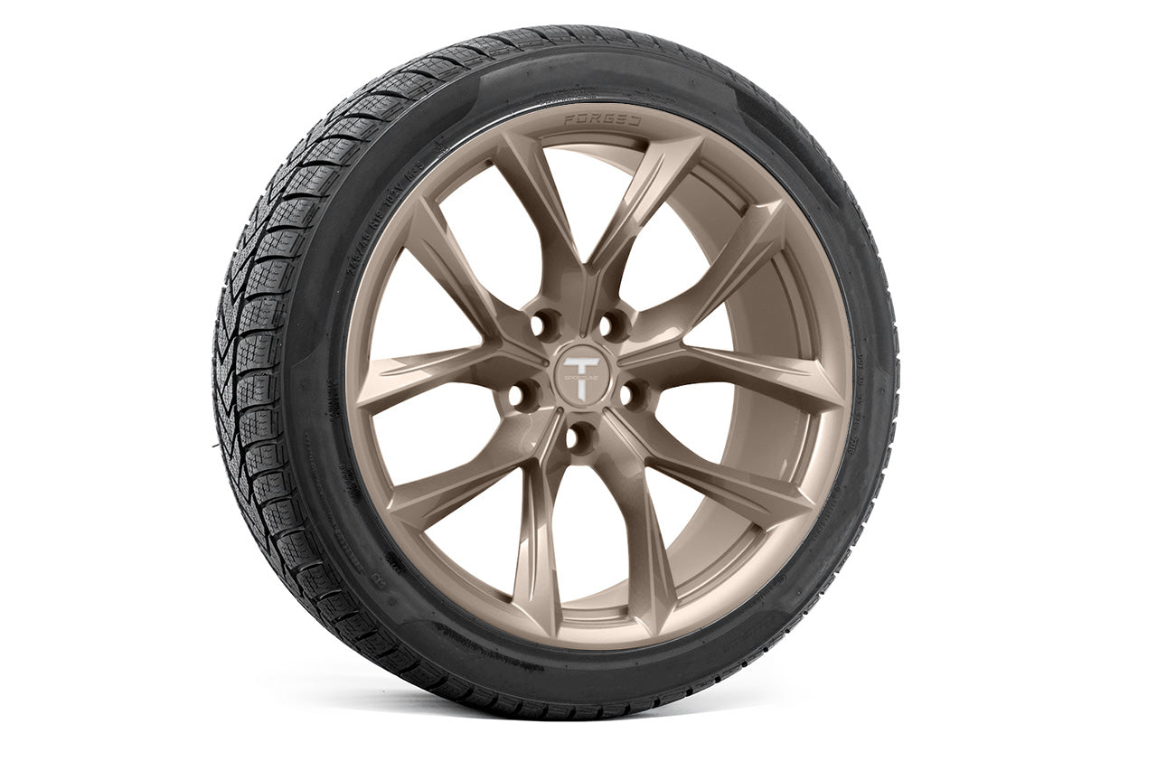 TSSF 19" Tesla Model S Long Range & Plaid Wheel and Tire Package (Set of 4)
