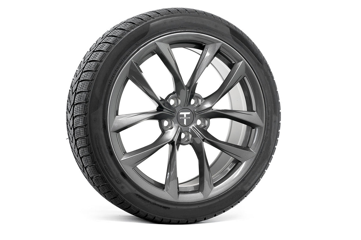 TSS 19&quot; Tesla Model S Long Range &amp; Plaid Wheel and Winter Tire Package (Set of 4)