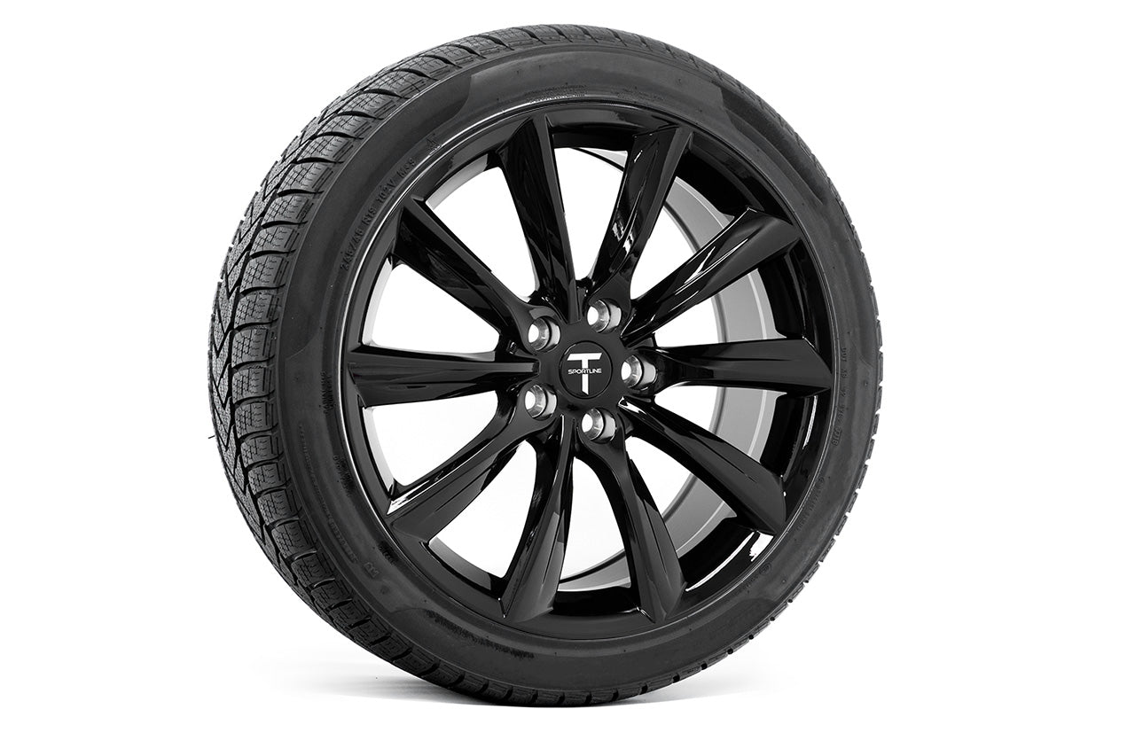 Super Saver Tesla Model S Long Range & Plaid 19" TST Wheel and Tire Package (Set of 4)