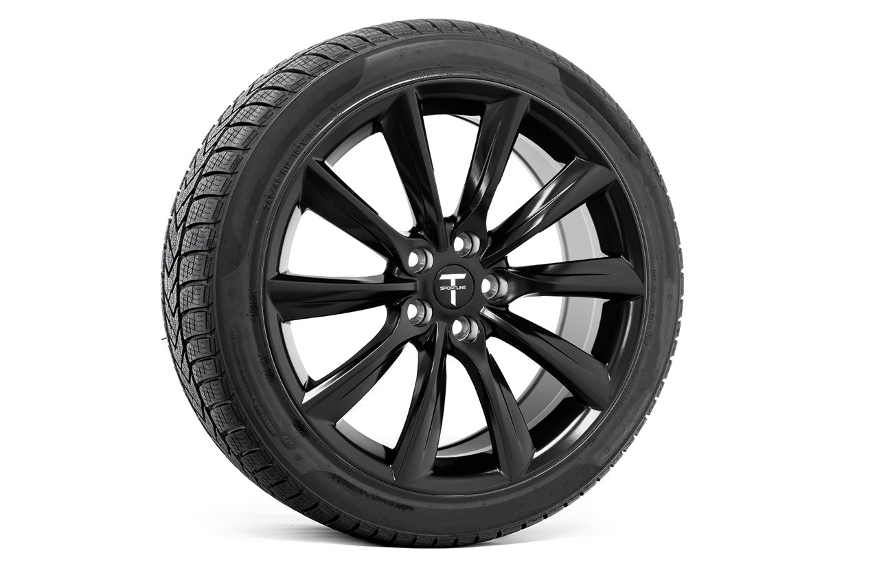 Super Saver Tesla Model S Long Range & Plaid 19" TST Wheel and Tire Package (Set of 4)