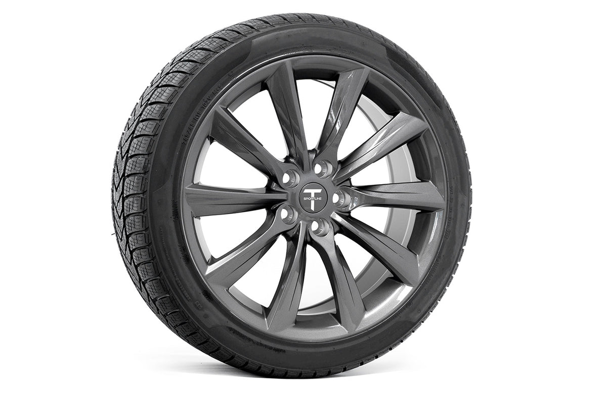 TST 19&quot; Tesla Model S Long Range &amp; Plaid Wheel and Winter Tire Package (Set of 4)