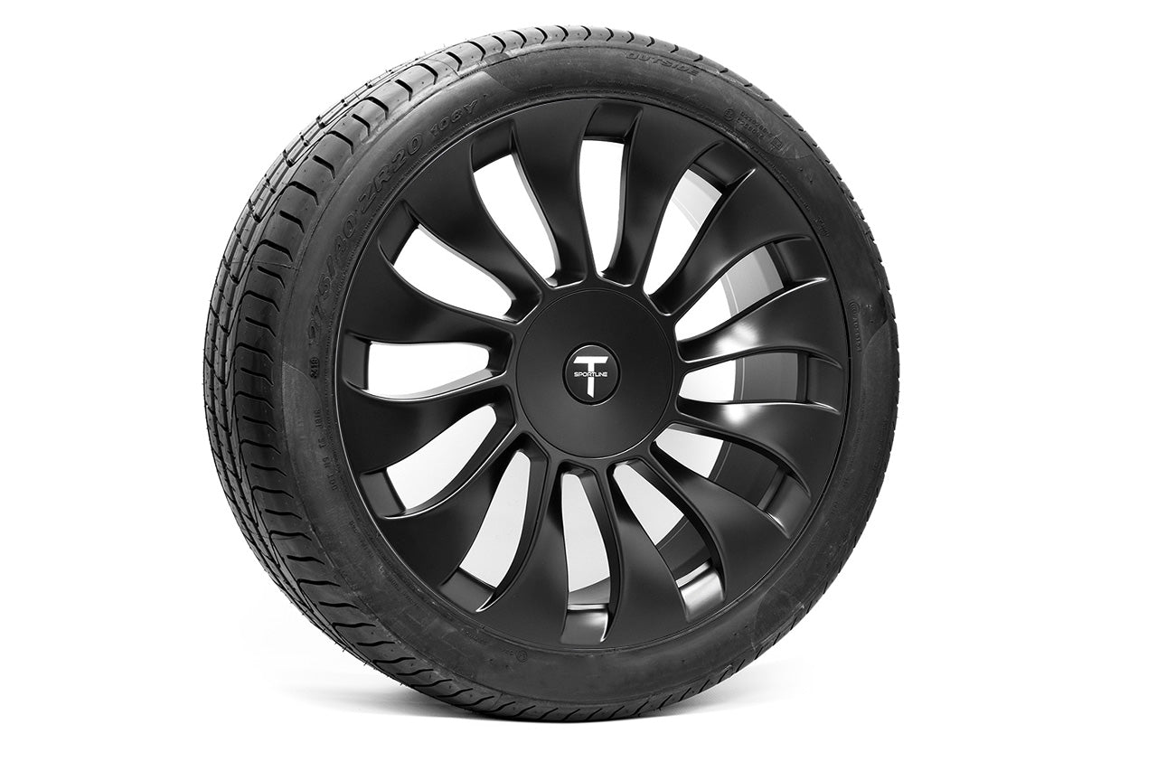 TSV 20" Tesla Model S Long Range & Plaid Wheel and Tire Package (Set of 4)