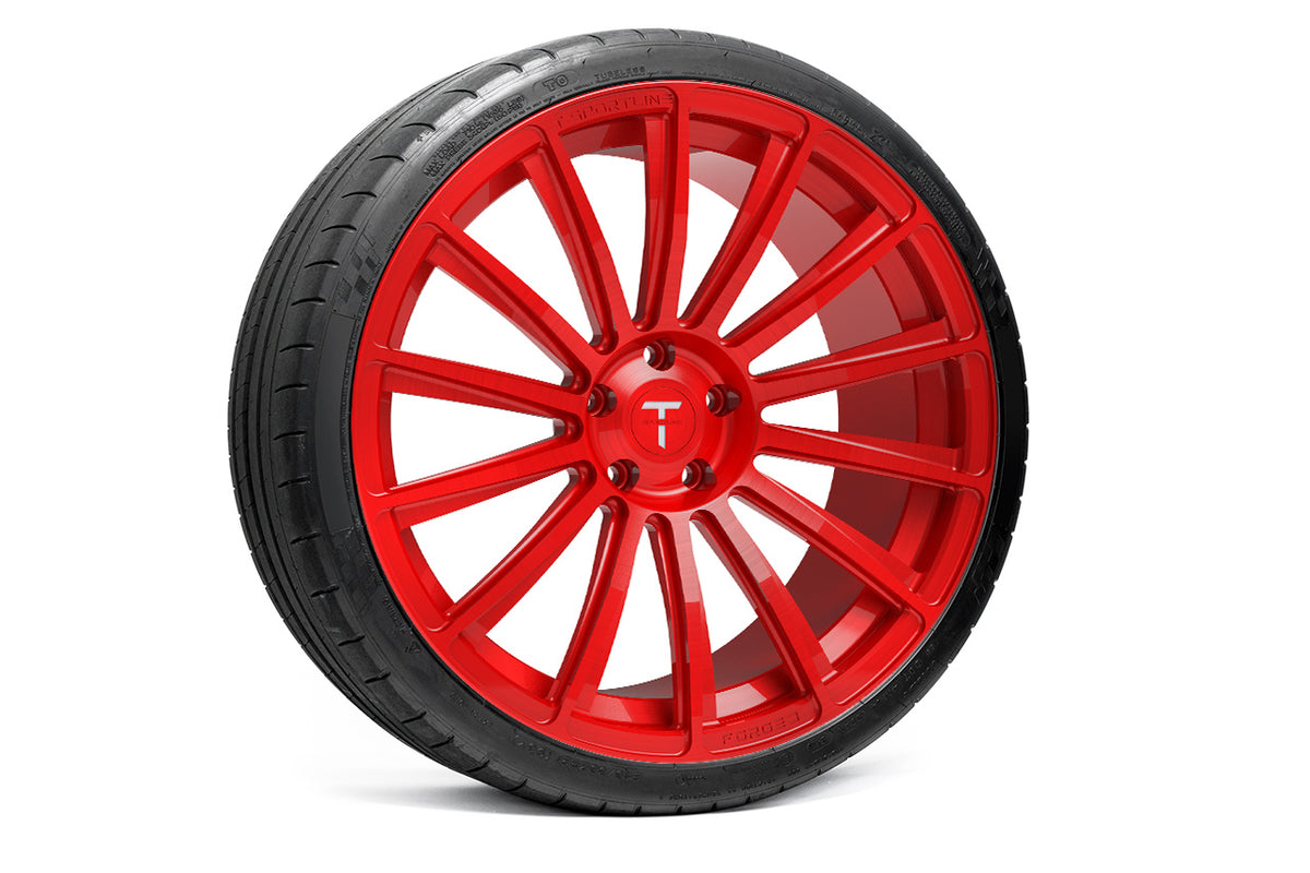 TS114 20&quot; Tesla Model S Long Range &amp; Plaid Wheel and Tire Package (Set of 4)