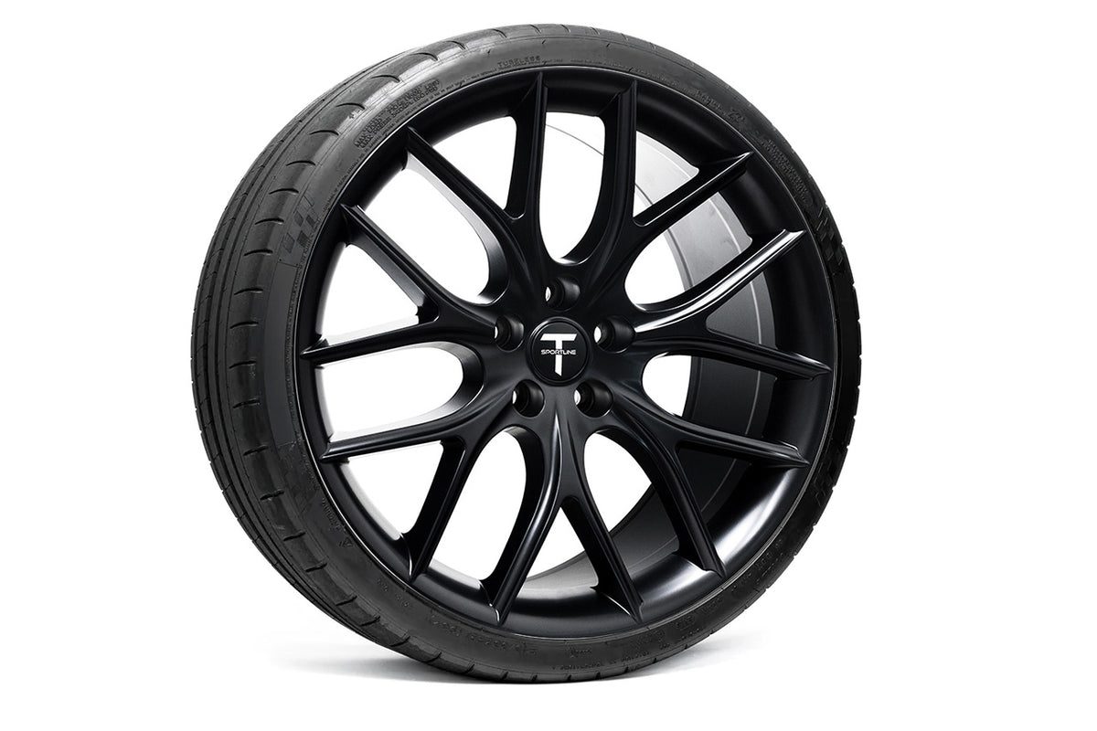 TSR 21&quot; Tesla Model S Long Range &amp; Plaid Wheel and Tire Package (Set of 4)