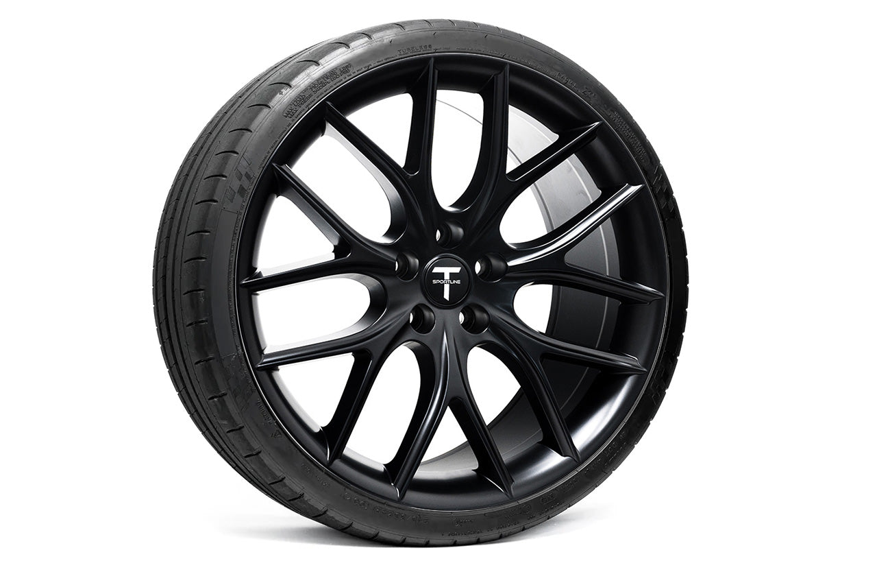 TSR 21" Tesla Model S Long Range & Plaid Wheel and Tire Package (Set of 4)