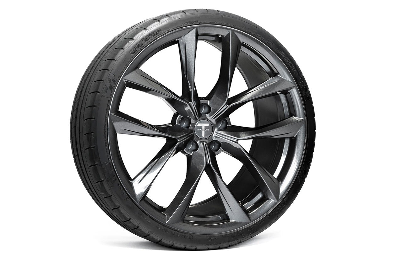 TSS 21" Tesla Model S Long Range & Plaid Wheel and Tire Package (Set of 4)