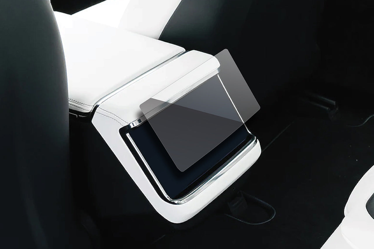 Tesla Model S / X Screen Protector (3 pack) High Definition Clear Shields (Front Center and Rear Touchscreens)