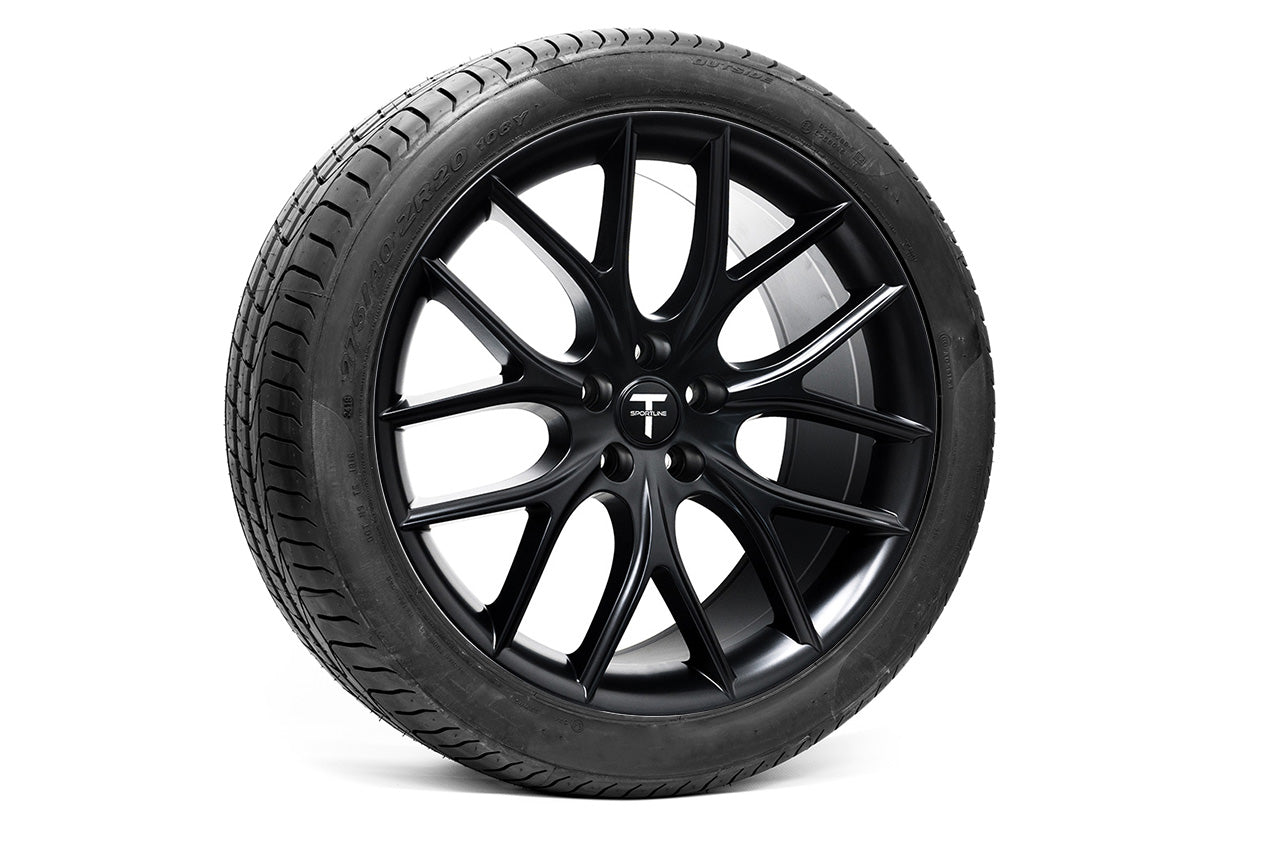 TSR 20" Tesla Model S Long Range & Plaid Wheel and Tire Package (Set of 4)