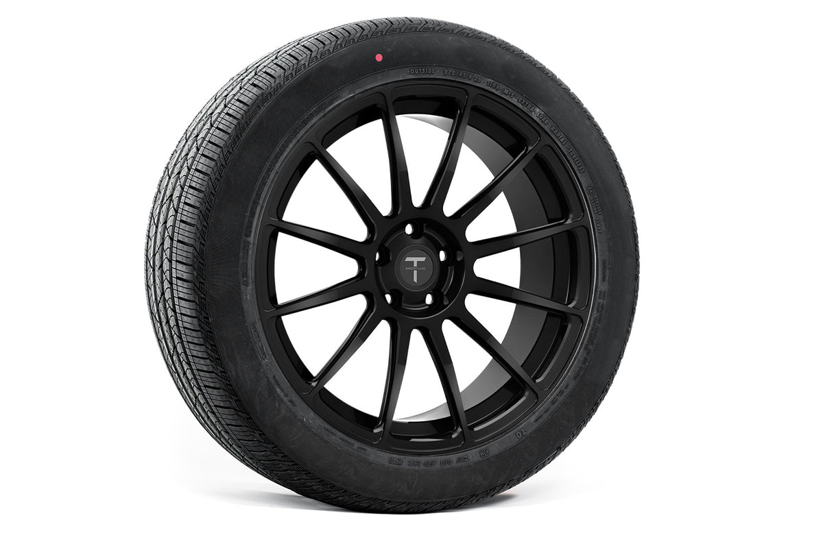 MX112 20&quot; Tesla Model X Long Range &amp; Plaid Wheel And Tire Package (Set of 4)