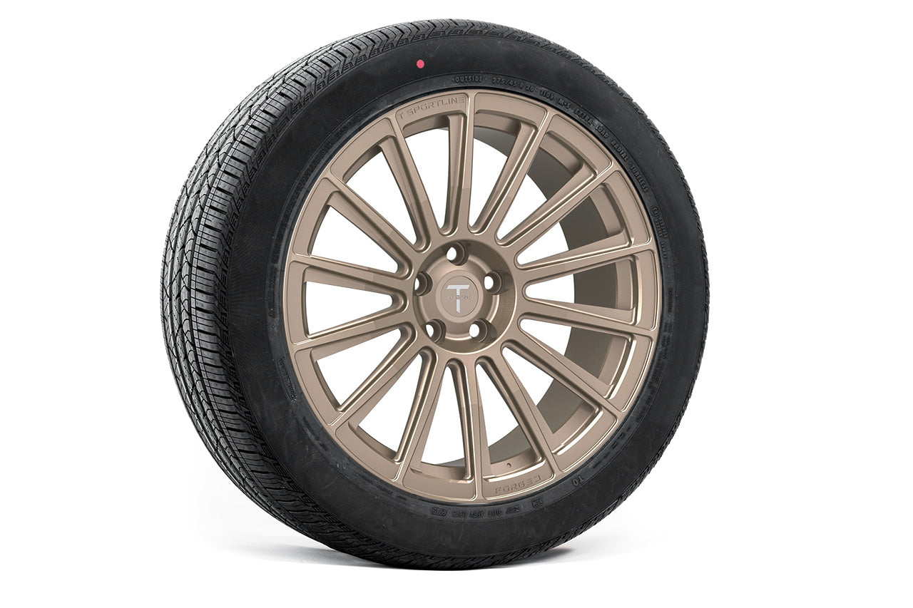 MX114 20" Tesla Model X Long Range & Plaid Wheel And Tire Package (Set of 4)