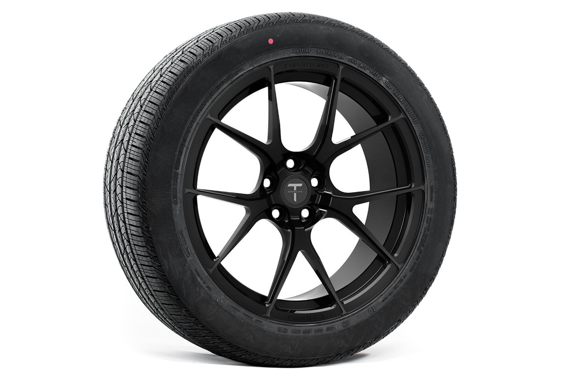MX115 20&quot; Tesla Model X Long Range &amp; Plaid Wheel And Tire Package (Set of 4)