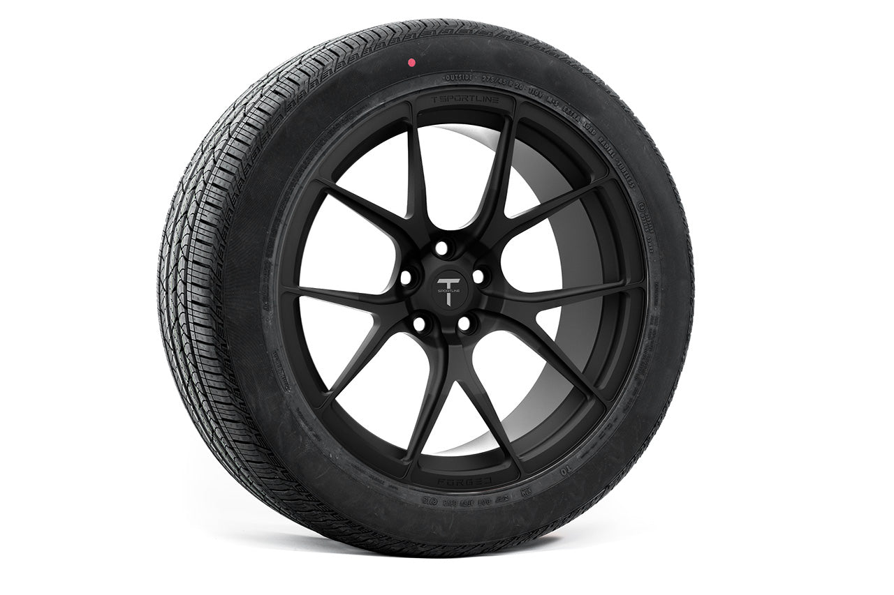 MX115 20" Tesla Model X Long Range & Plaid Wheel And Tire Package (Set of 4)
