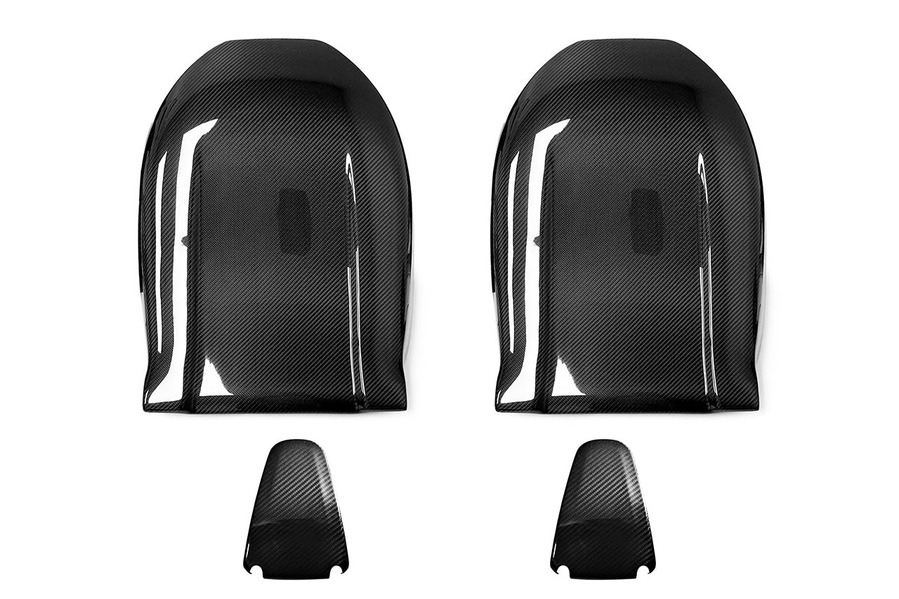 Tesla Model X Long Range & Plaid Carbon Fiber Seat Back Set (2021 - Present)