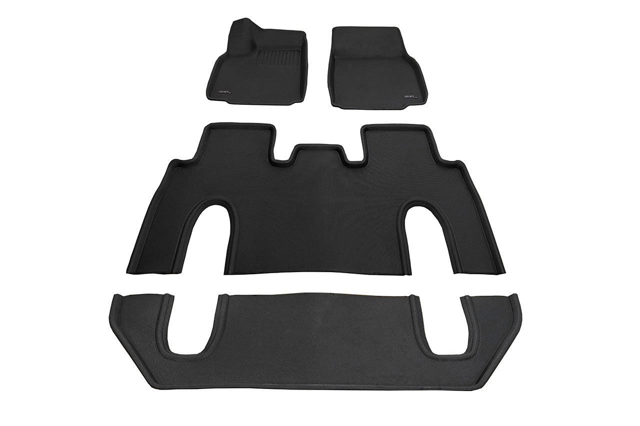 Tesla Model X 2021+ Refresh Plaid / Long Range MAXpider 3D Kagu All-Weather Custom Fit Floor Liner Mats (set of 4)
