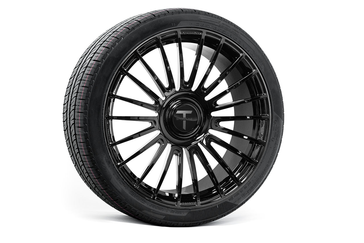 MX2022 22" Tesla Model X Long Range & Plaid Limited Edition Wheel and Tire Package (Set of 4)