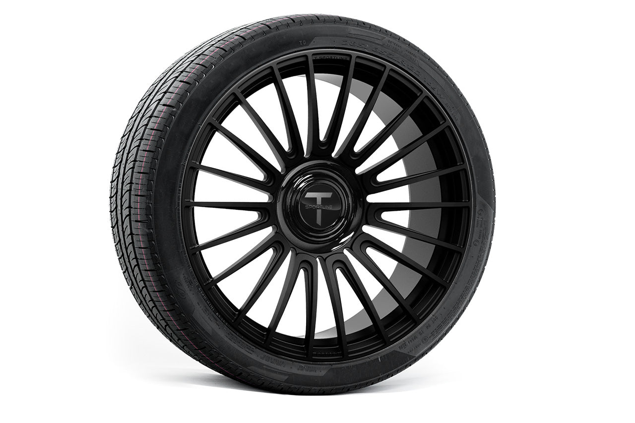 MX2022 22" Tesla Model X Long Range & Plaid Limited Edition Wheel and Tire Package (Set of 4)