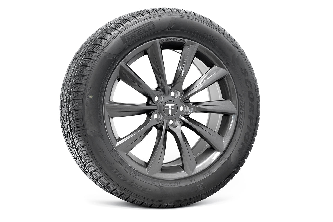 TST 19" Tesla Model X Long Range & Plaid Replacement Wheel and Tire
