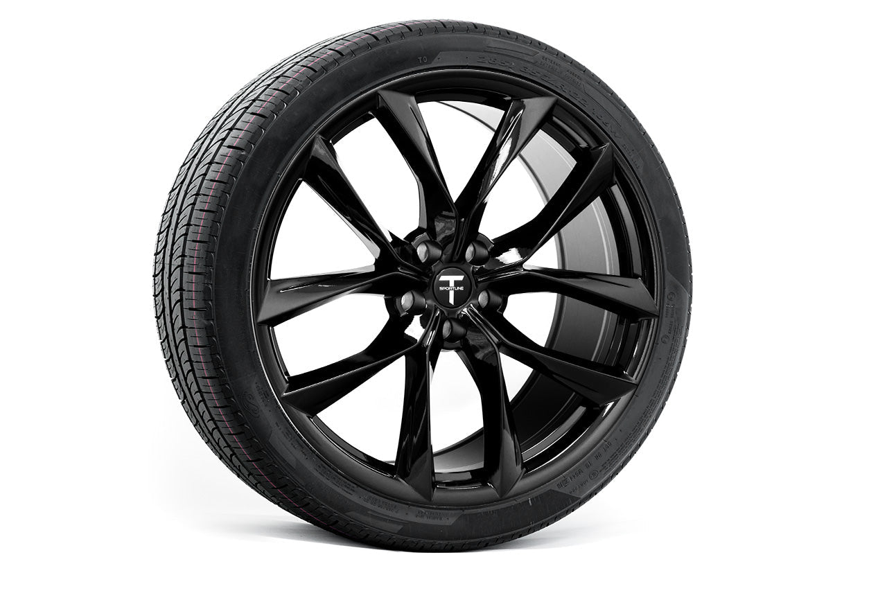 TSS 22" Tesla Model X Long Range & Plaid Replacement Wheel and Tire
