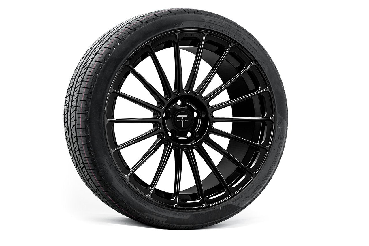 MX118 22" Tesla Model X Long Range & Plaid Wheel and Tire Package (Set of 4)