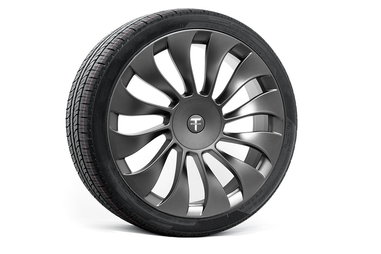 Tesla Model X TSV 22" Wheel and Advanta HPZ-02 High Performance All Season Tire Package (Set of 4) Open Box Special!