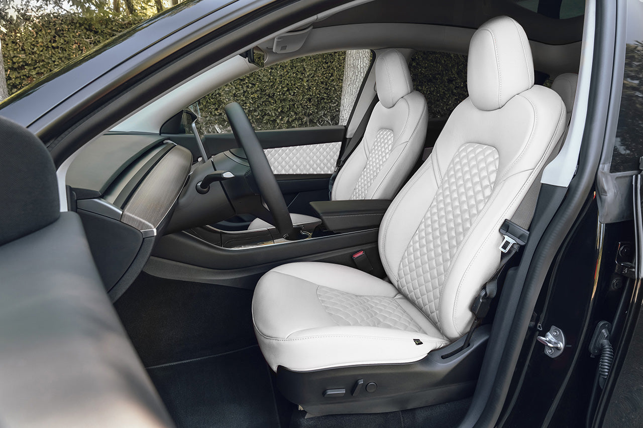 Tesla Model Y 5 Seat Interior Upgrade Kit - Signature Diamond Design