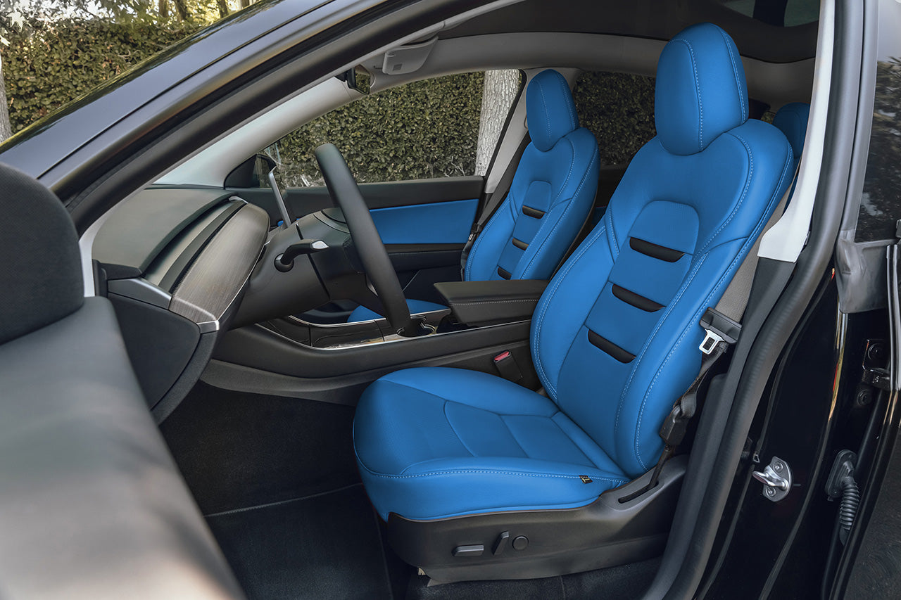 Tesla Model Y 5 Seat Interior Upgrade Kit - Insignia Design - Perforated