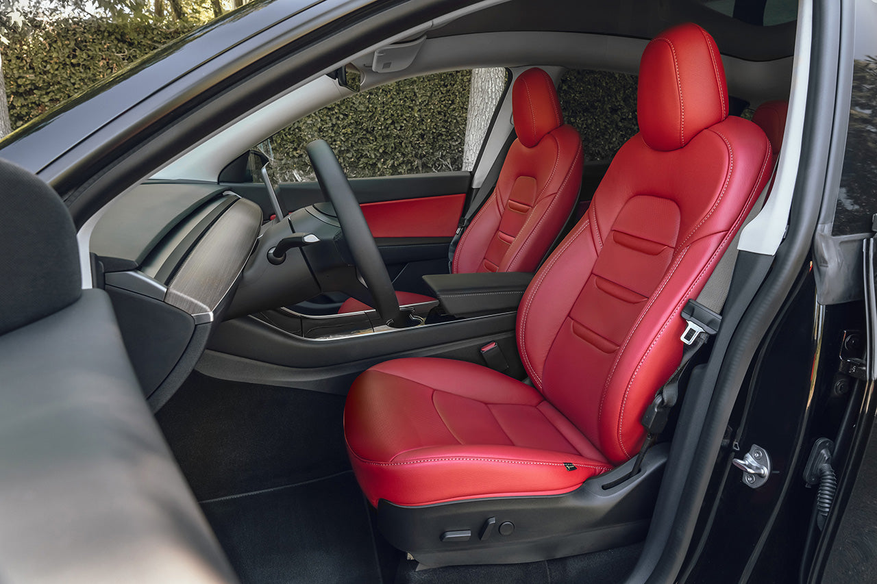 Tesla Model Y 7 Seat Interior Upgrade Kit - Insignia Design - Perforated