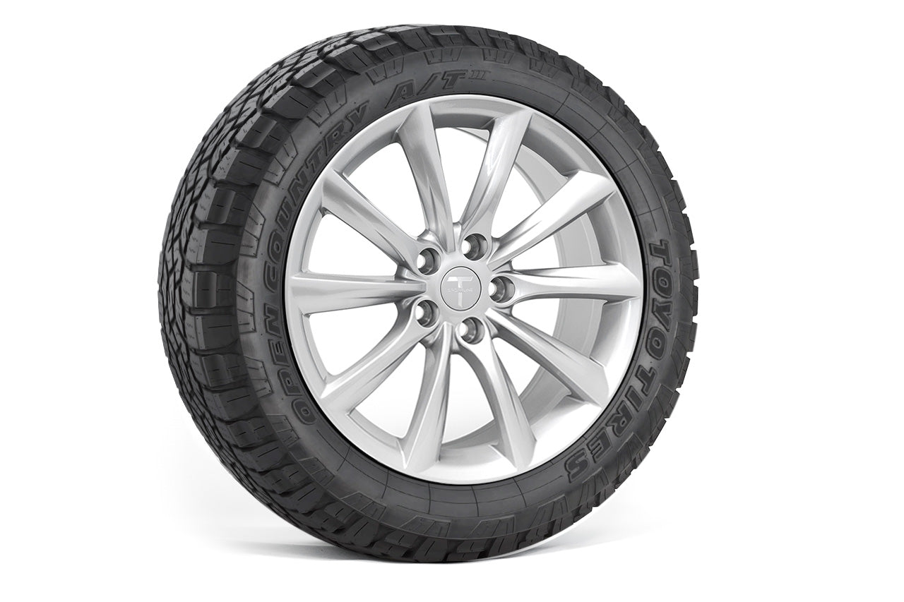 TST 18" Tesla Model Y Overland Adventure Wheel And Tire Package (Set Of 4)