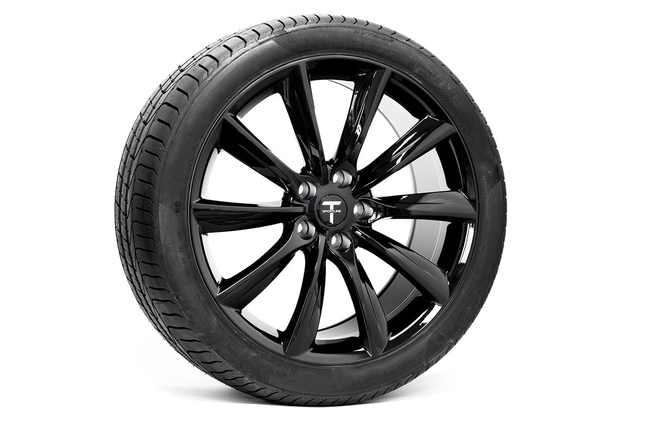 TST 20" Tesla Model S Long Range & Plaid Wheel and Tire Package (Set of 4)