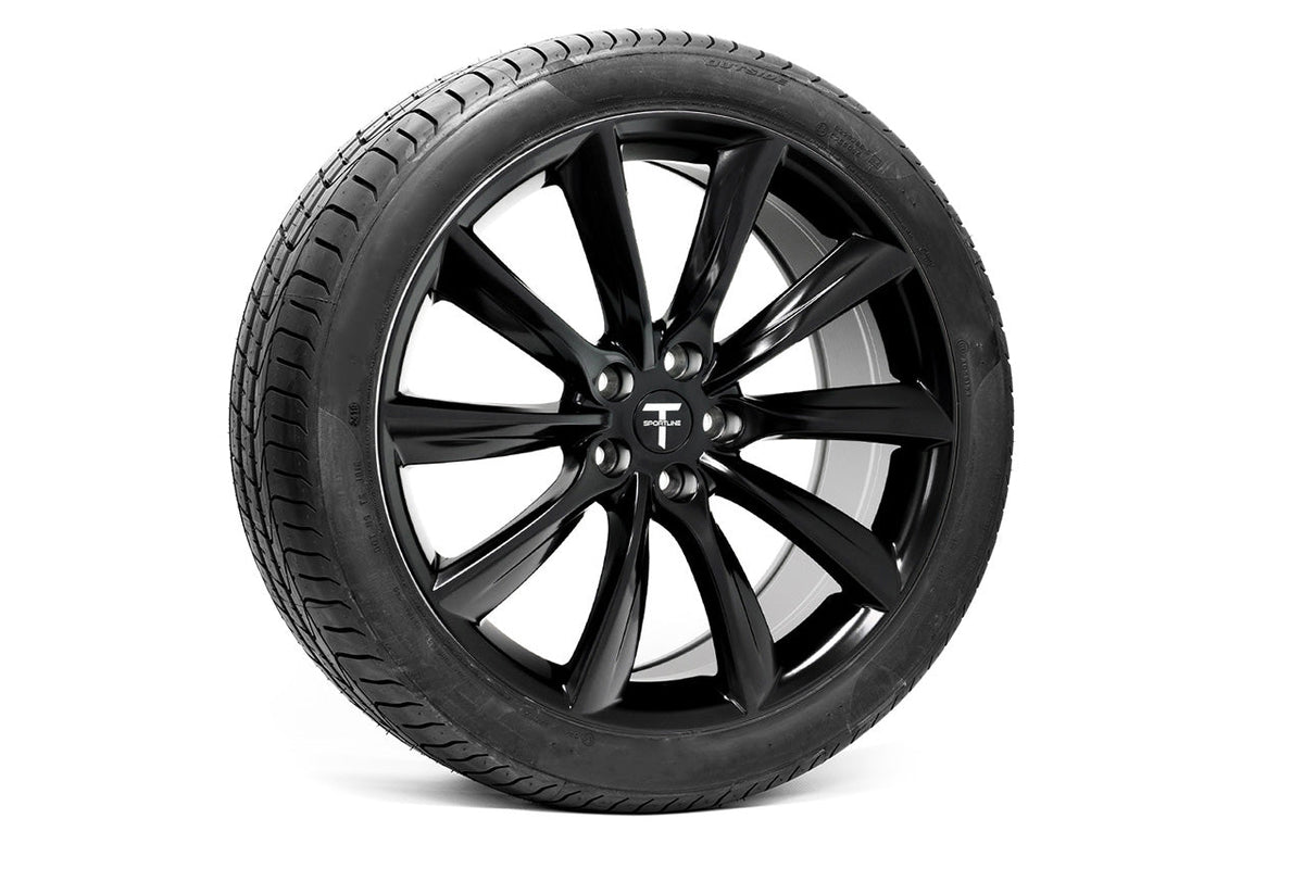 TST 20&quot; Tesla Model S Long Range &amp; Plaid Replacement Wheel and Tire