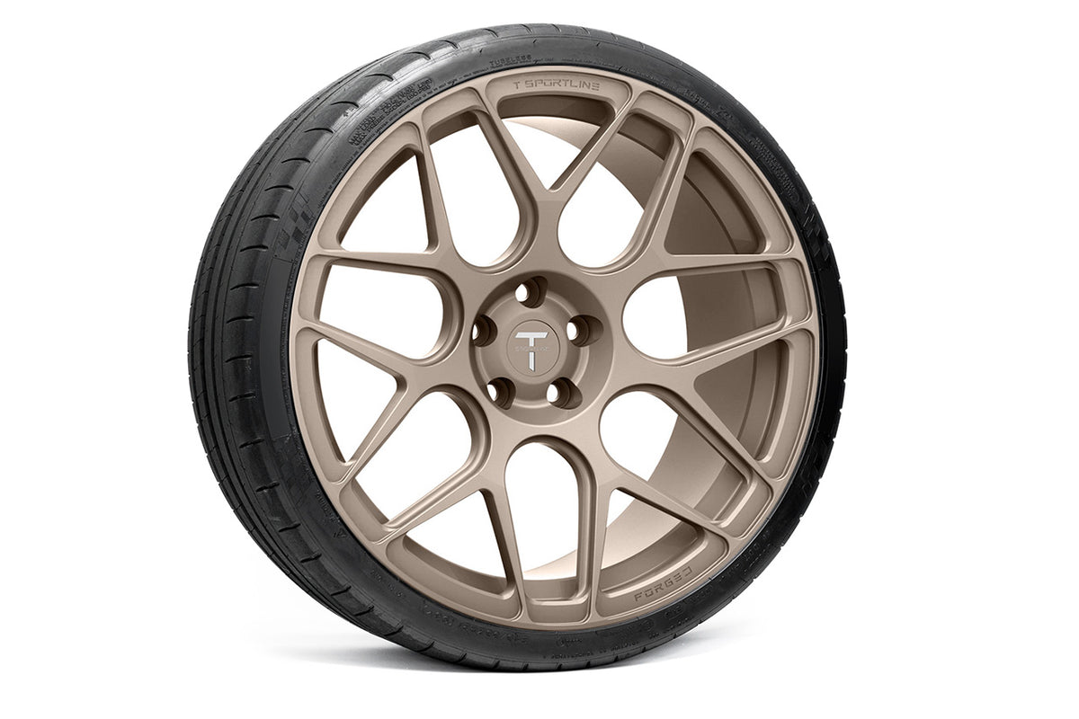 TS117 20&quot; Tesla Model S Long Range &amp; Plaid Wheel and Tire Package (Set of 4)