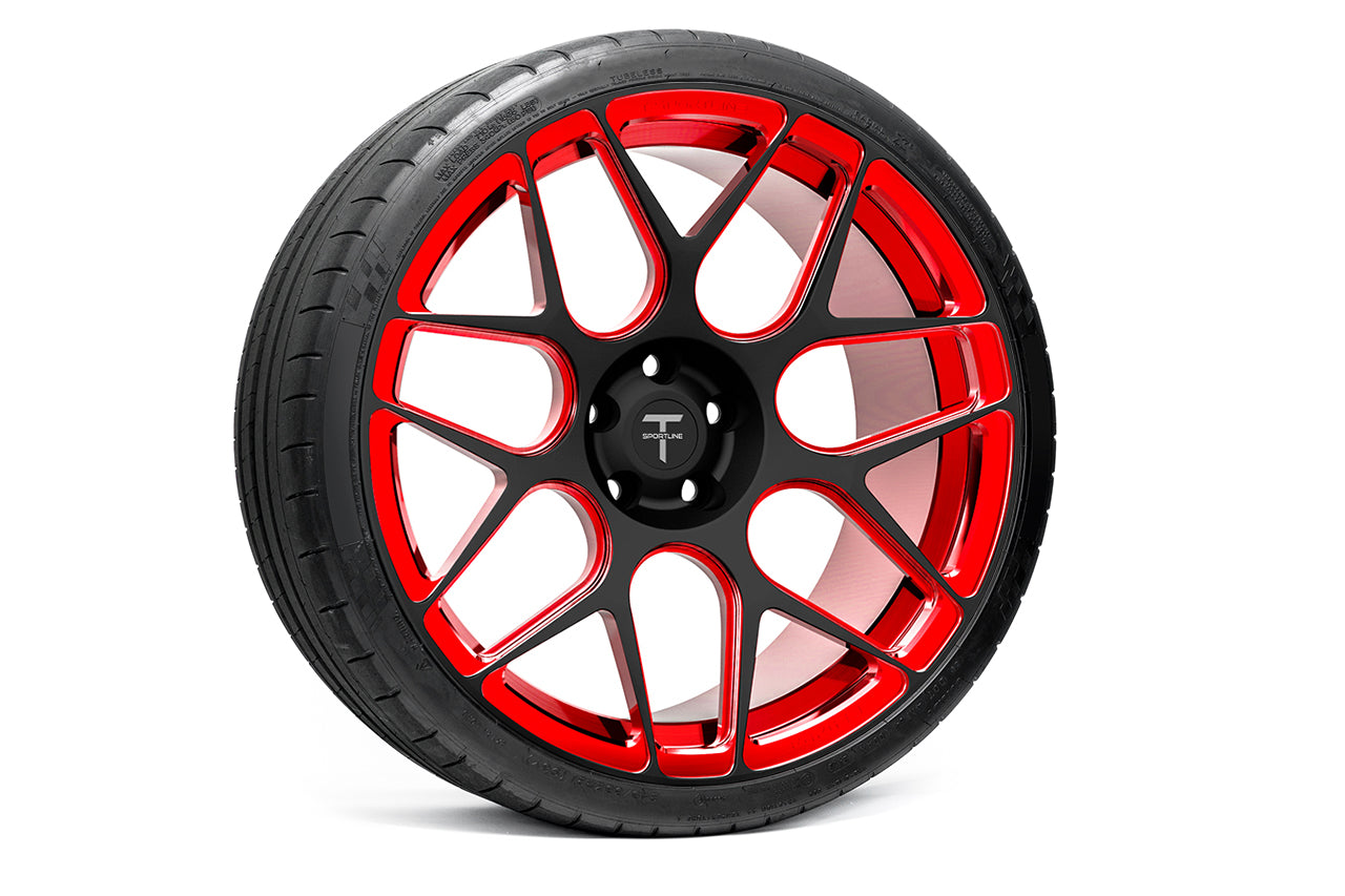 TY117 21" Tesla Model Y Wheel and Tire Package (Set of 4)