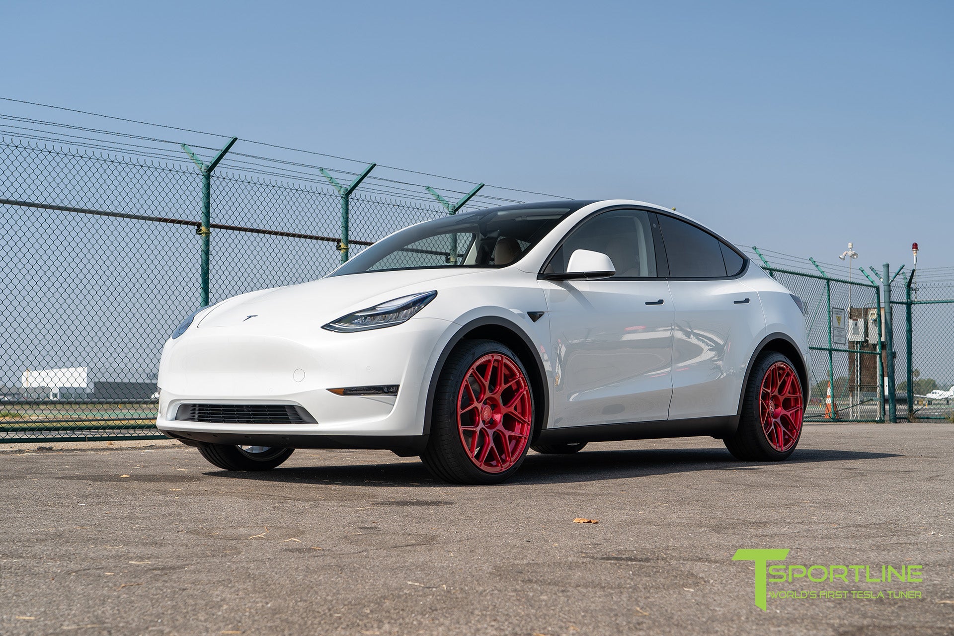 TY117 21" Tesla Model Y Wheel and Tire Package (Set of 4)