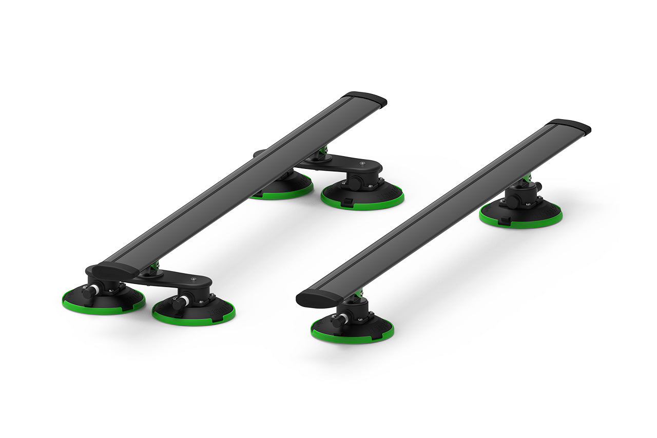 Tesla Vacuum Cup Quick Mount Black Crossbar Multi-Sport & Cargo TreeFrog Pro Roof Rack
