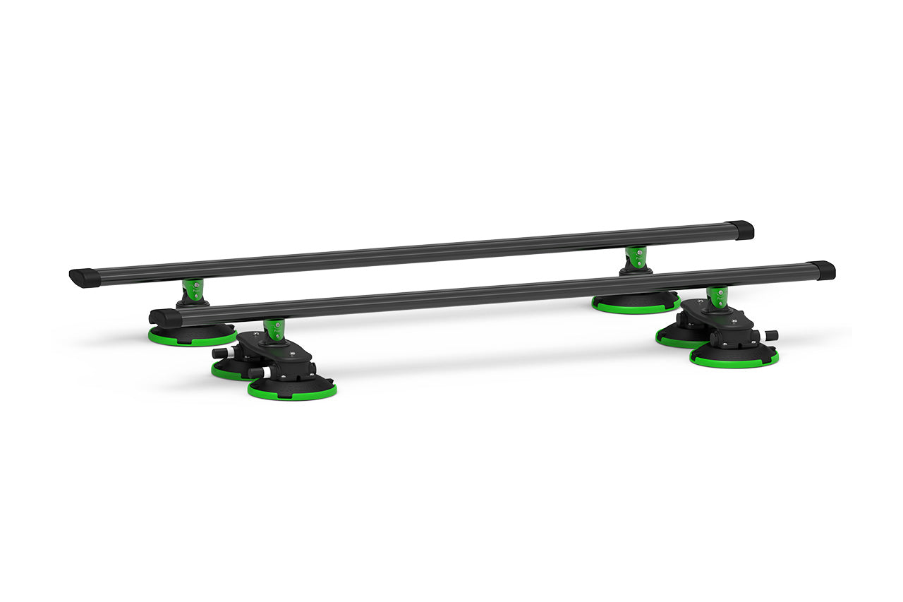 Tesla Vacuum Cup Quick Mount Black Crossbar Multi-Sport & Cargo TreeFrog Pro Roof Rack
