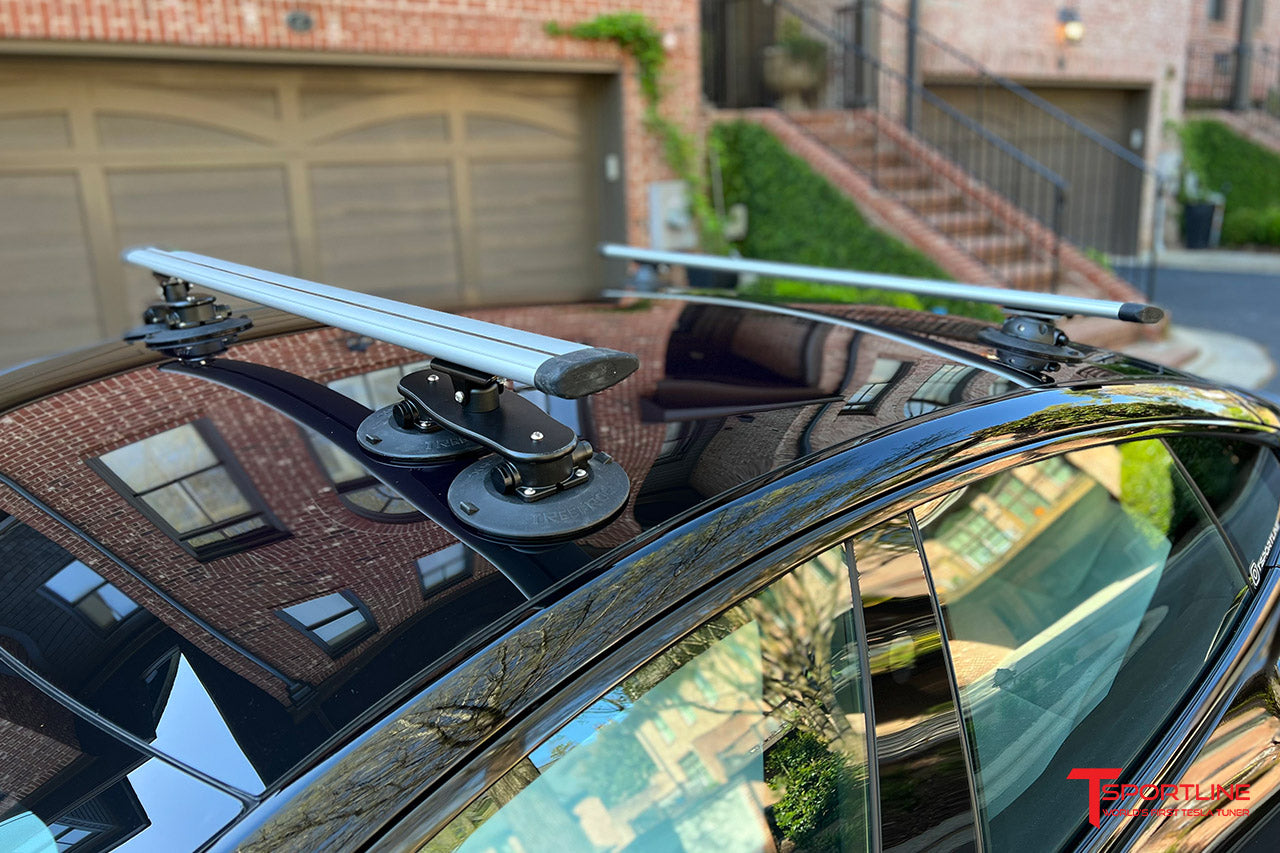 Tesla Vacuum Cup Quick Mount Crossbar Multi-Sport & Cargo TreeFrog Pro Roof Rack