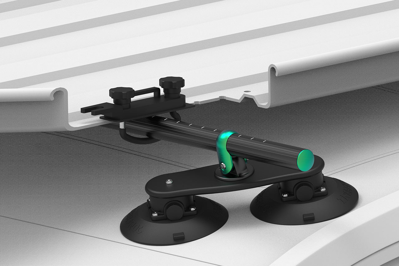 Tesla Vacuum Cup Quick Mount Black Foldable Round Monkey Crossbar TreeFrog Pro Roof Rack