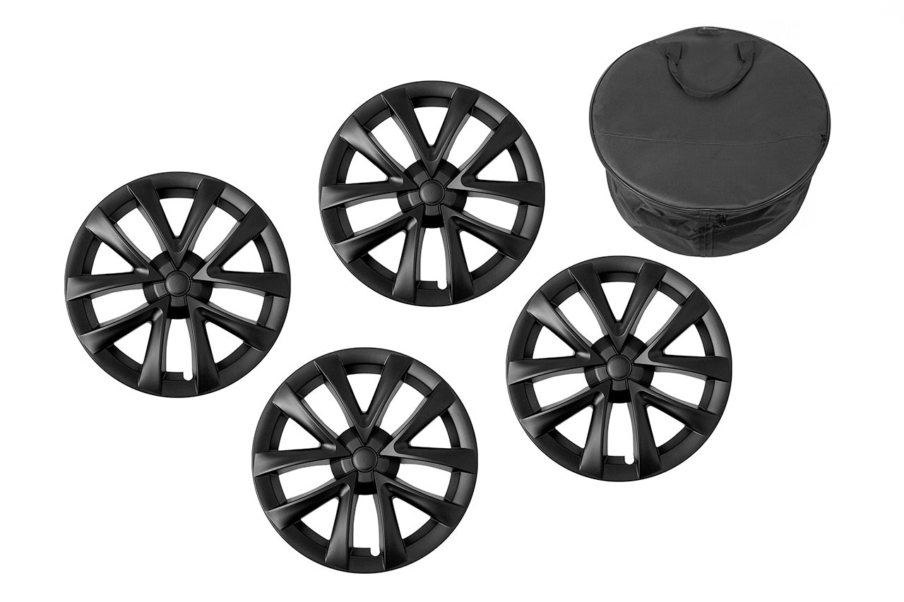 T315 Tesla Model 3 Arachnid Styled Aero Wheel Cover Set for 18" Factory Tesla Wheel